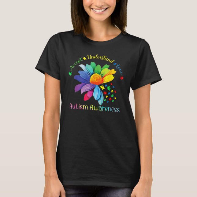 Acceptance Support Autism Love T-Shirt (Front)