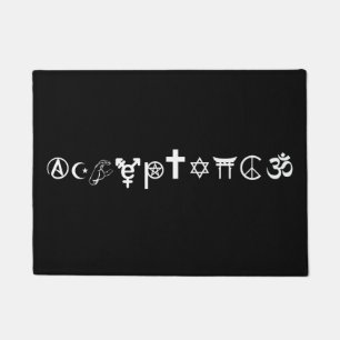Acceptance Symbols dark Door Mat