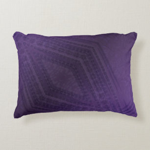 Acceptance   Violet Eclectic Boho Pattern Decorative Cushion