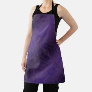 Acceptance   Violet Meditation Medallions Apron