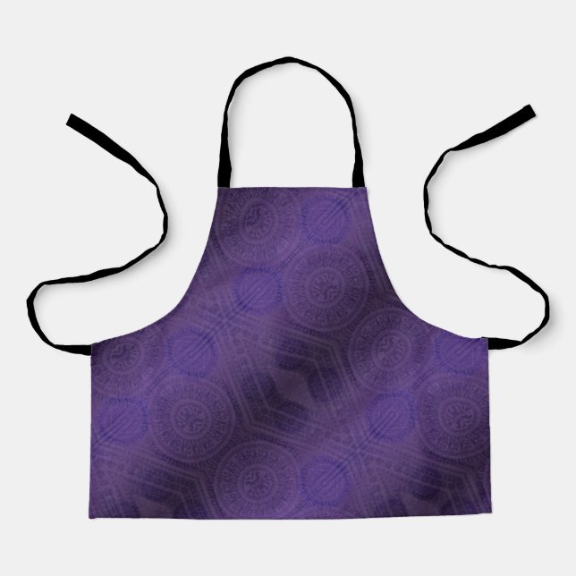 Acceptance | Violet Meditation Medallions Apron (Front)