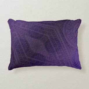 Acceptance   Violet Meditation Medallions Decorative Cushion