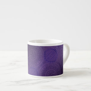 Acceptance   Violet Meditation Medallions Espresso Cup