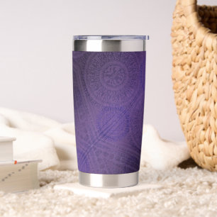 Acceptance   Violet Meditation Medallions Insulated Tumbler