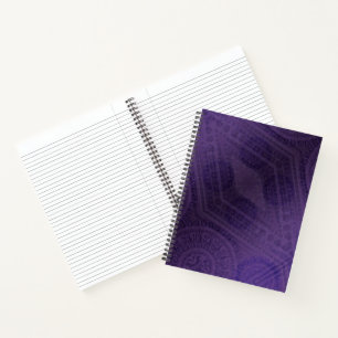 Acceptance   Violet Meditation Medallions Notebook