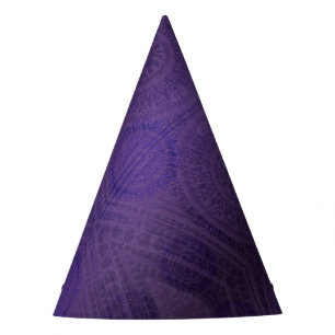 Acceptance   Violet Meditation Medallions Party Hat