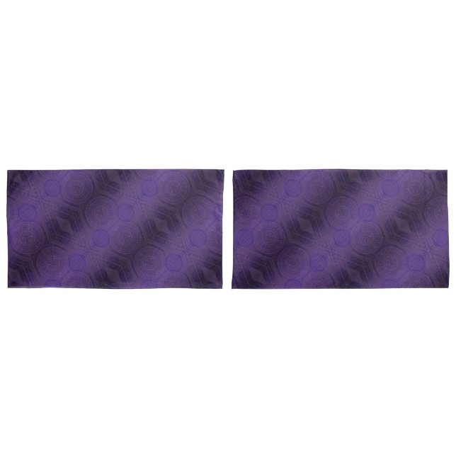 Acceptance | Violet Meditation Medallions Pillowcase (Front-Set)