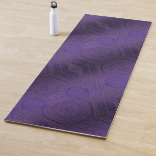 Acceptance Violet Meditation Medallions Yoga Mat