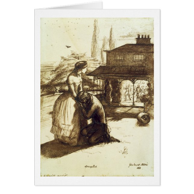 Accepted, 1853 (pen & brown ink on paper) (Front)