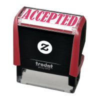 Accepted Approved Business Office Framed Simple