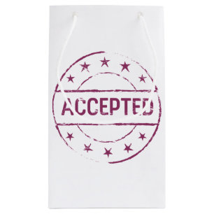 Accepted Badge Symbol Gift Bag