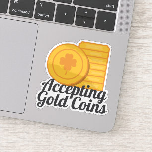 Accepting Gold Coins St Patrick's Day Gold Coins