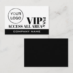 Access All Areas Logo Design, VIP Cards