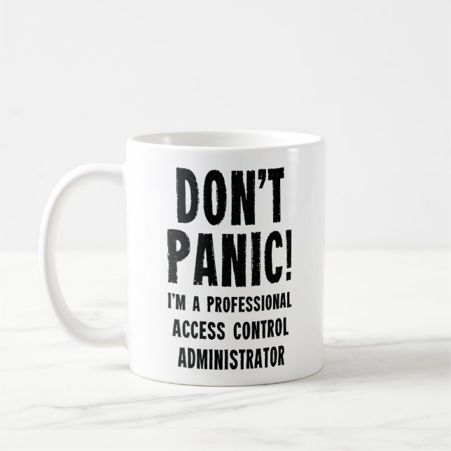 Access Control Administrator Coffee Mug (Left)