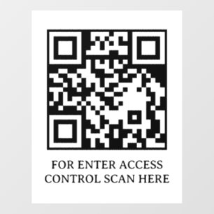 Access Control QR Code Door Lock Scan to Enter