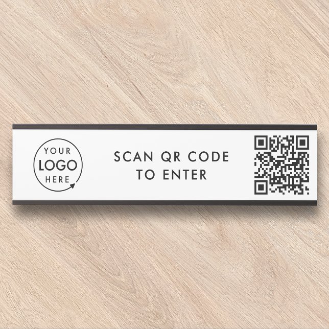 Access Control | QR Code Security Lock Entry Door Sign (Creator Uploaded)