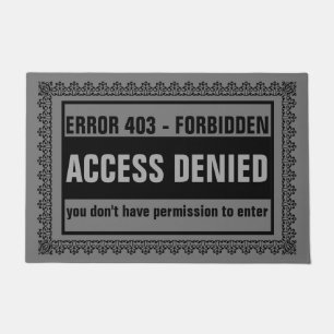 Access Denied 403 Forbidden Error Doormat