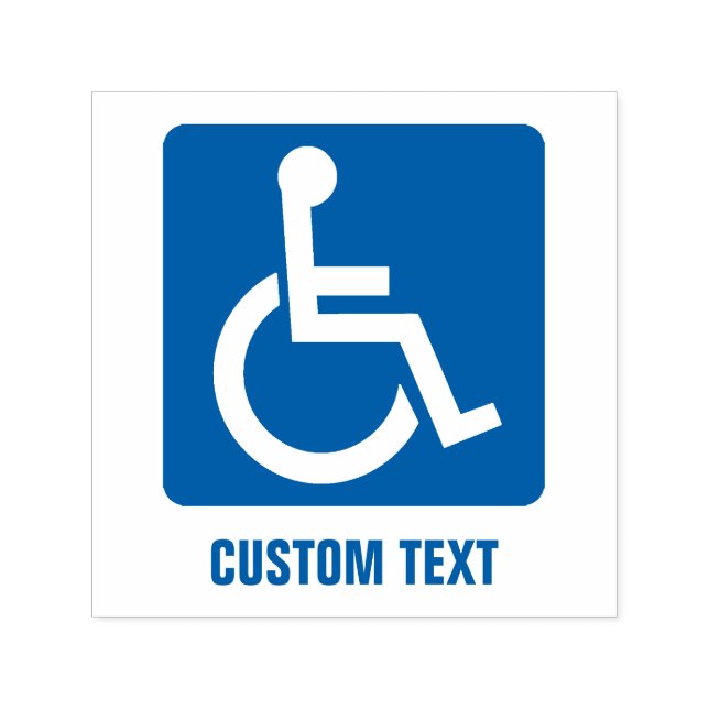 Accessibility Self-inking Stamp (Design)