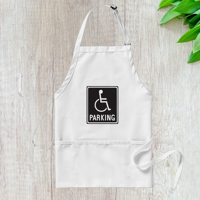 Accessible Parking Sign Wheelchair Symbol Standard Apron (Creator Uploaded)
