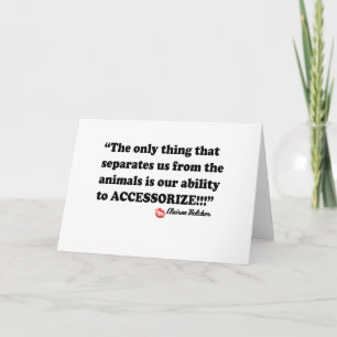 Accessorise Card