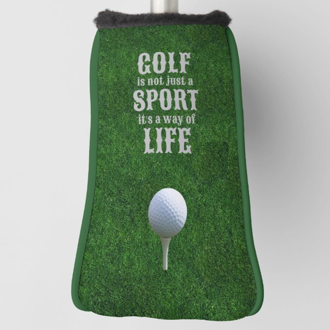 Accessorise Your Golf Game with Our Stylish Putter Golf Head Cover (Rotate 90)