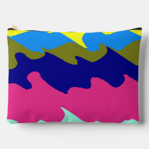 Accessory Pouch, A trendy multicolor design Acces Pouch