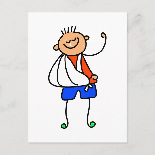 Accident Kid Postcard (Front)