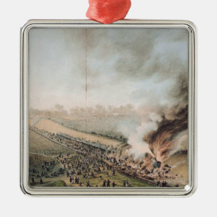 Accident on the Versailles to Bellevue Railway Metal Ornament