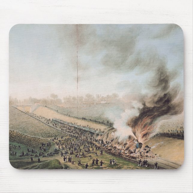 Accident on the Versailles to Bellevue Railway Mouse Pad (Front)