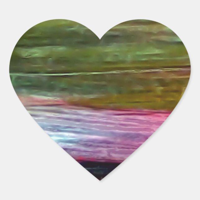 Accidental Art Heart Sticker (Front)