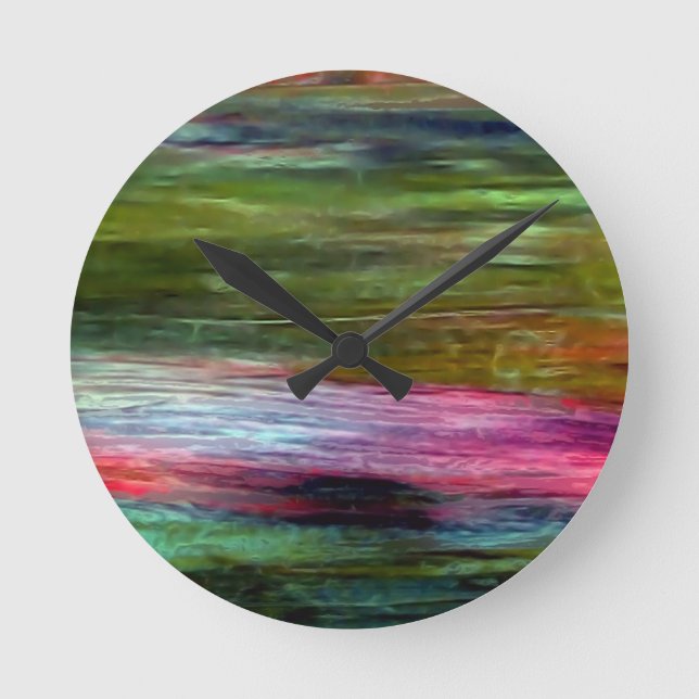 Accidental Art Round Clock (Front)