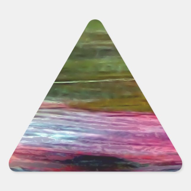 Accidental Art Triangle Sticker (Front)