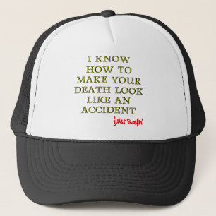 Accidental Death Funny Ball Cap Hat