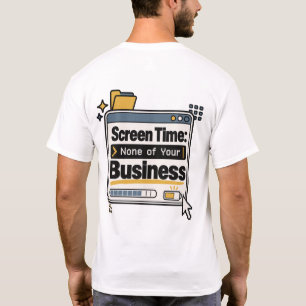 Accidentally Online Again Funny Digital Life Scr T-Shirt
