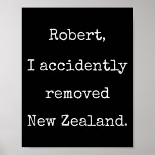 Accidently Removed Nz - Funny Marcus Vr Chat Humor Poster