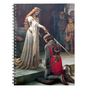 Accolade by Edmund Blair Leighton Notebook