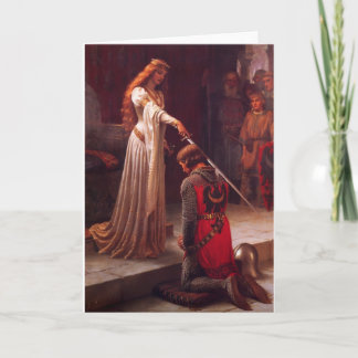 Accolade - Edmund Blair Leighton (1901) Card