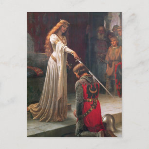Accolade [Edmund Blair Leighton] Postcard