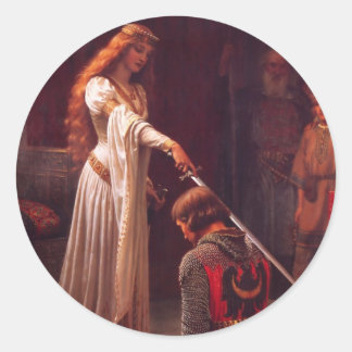 Accolade - The Knight Classic Round Sticker