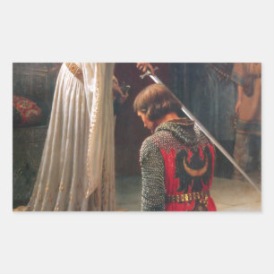 Accolade - The Knight Rectangular Sticker