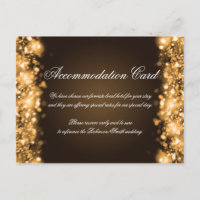 Accommodation Sparkling Lights Gold