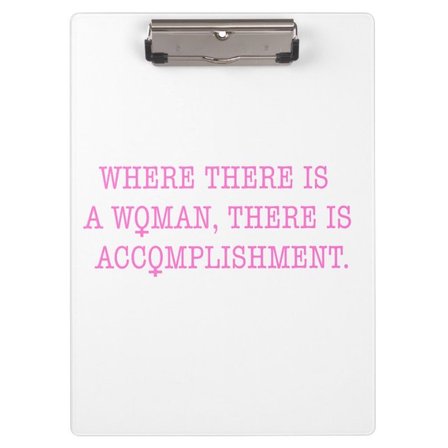 Accomplish Clipboard (Front)