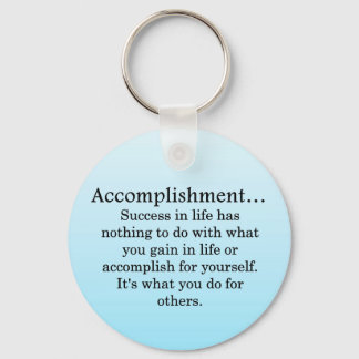 Accomplishment Key Ring