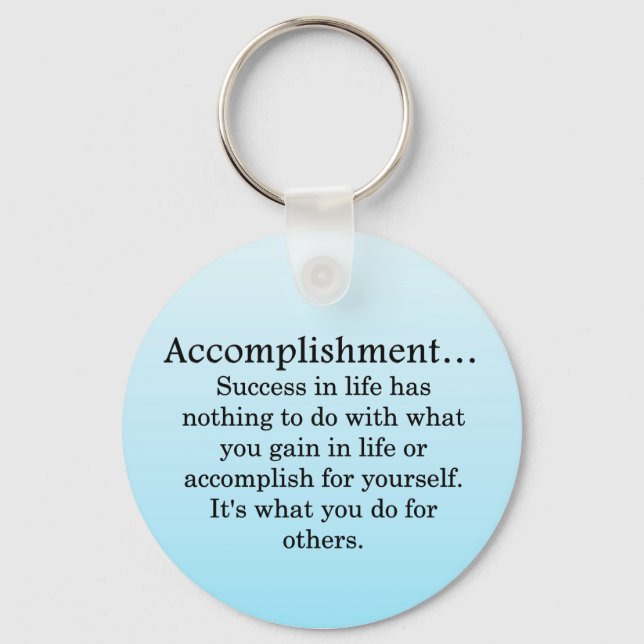 Accomplishment Key Ring (Front)