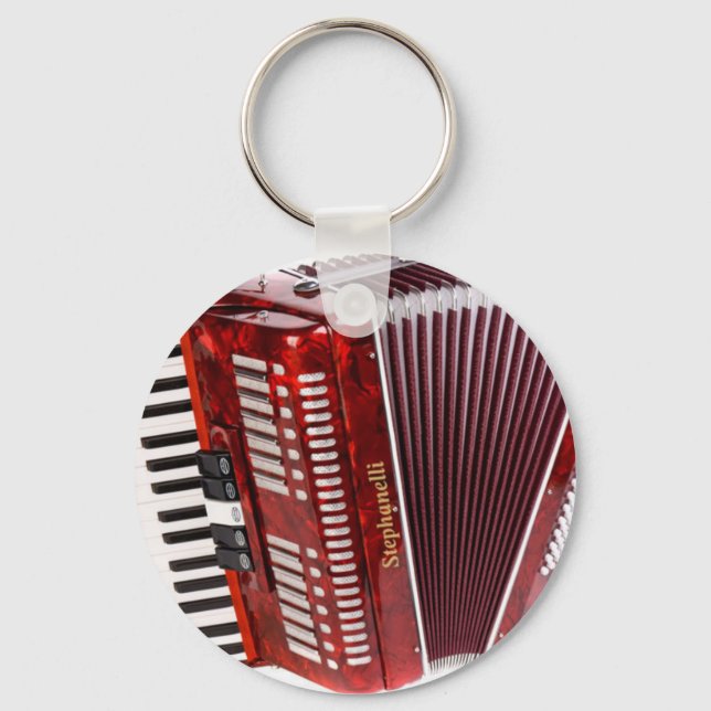 ACCORDIAN MUSICAL INSTRUMENT KEY RING (Front)