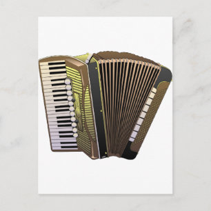 Accordian Postcard