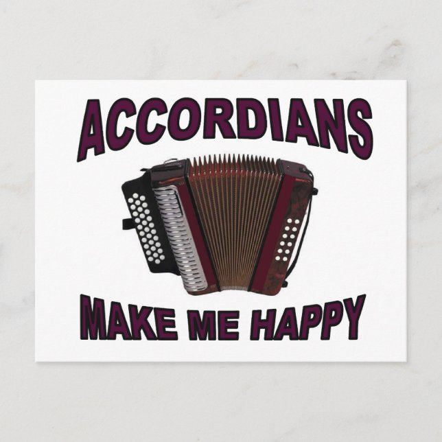 ACCORDIANS POSTCARD (Front)