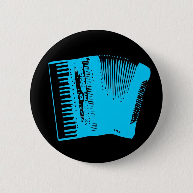 accordion 6 cm round badge (Front)