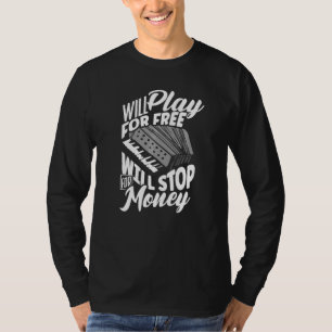 Accordion Accordionist Accordion Player T-Shirt