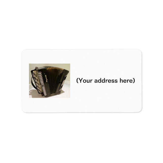 Accordion address labels (Front)